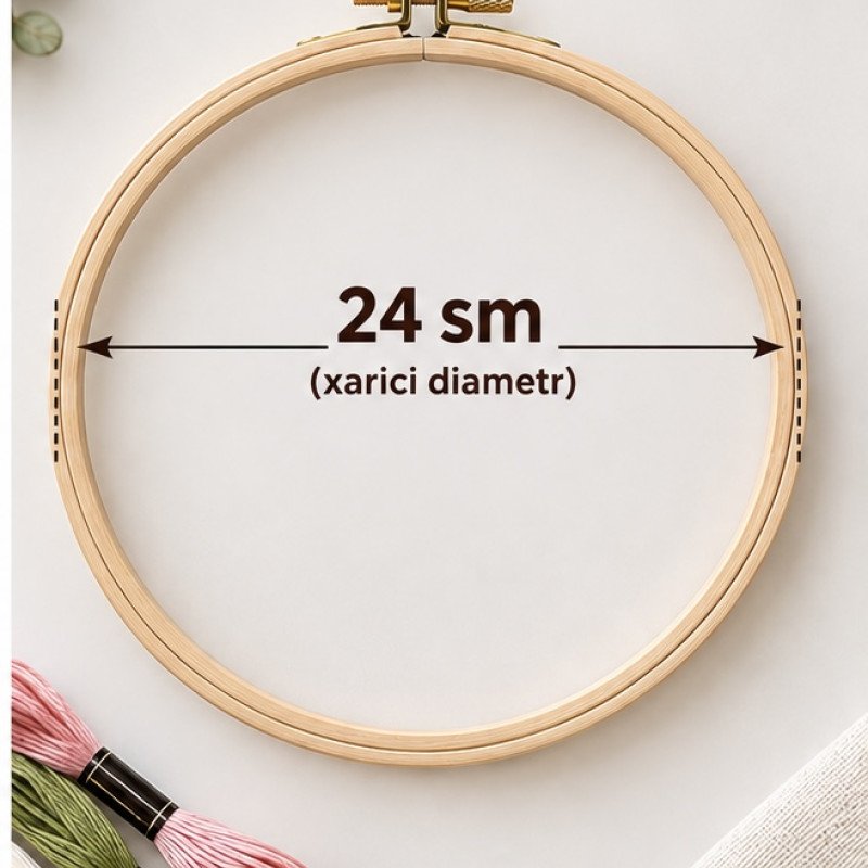 Naxış Halqası (kasnak) 24 sm