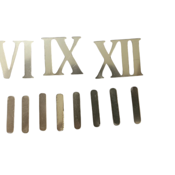 Divar Saatı Rəqəmləri RUM 3 Sm Qızılı Rəng 