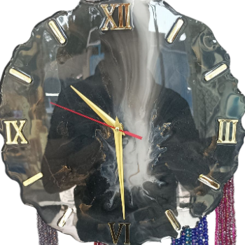 Divar Saatı Rəqəmləri RUM 3 Sm Qızılı Rəng 