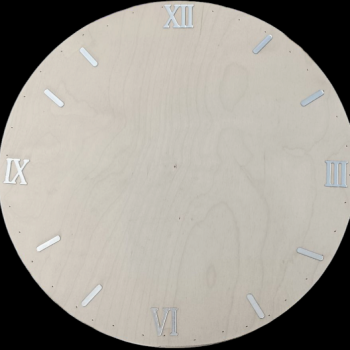 Divar Saatı Rəqəmləri RUM 3 Sm Gümüşü Rəng 