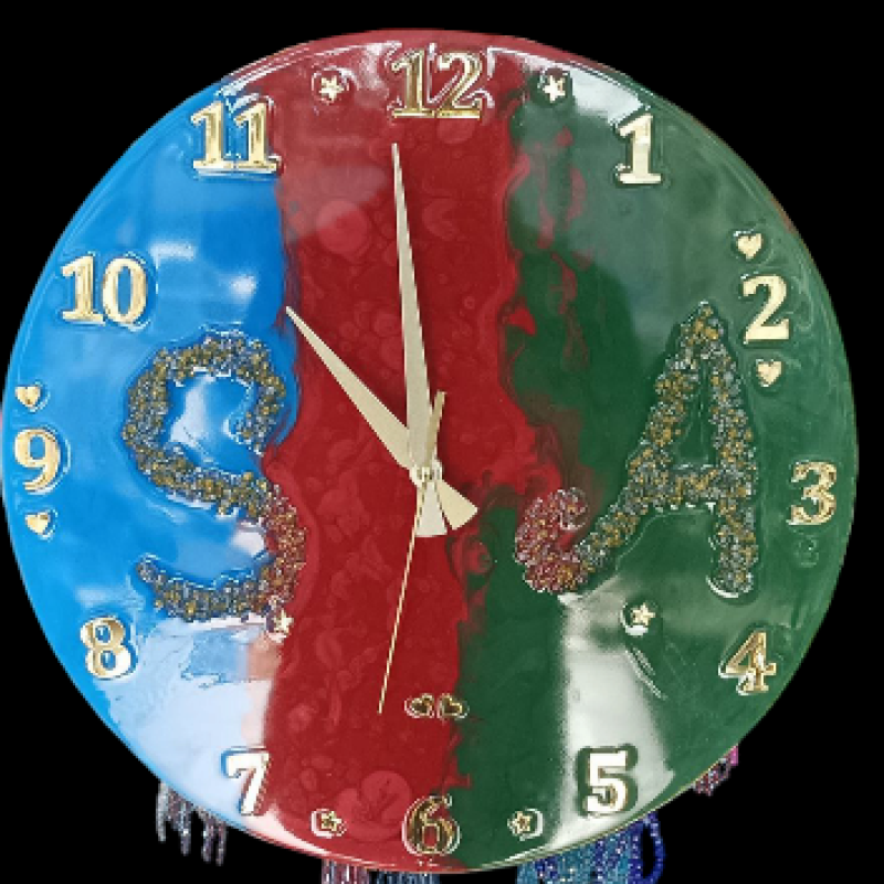 Divar Saatı Rəqəmləri 3 Sm Qızılı Rəng 