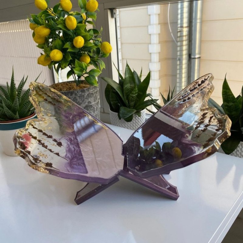 Epoksi Silikon Qəlib Qurani Kərim Üçün Kəpənək Model Rəhil Qəlibi 2 Ədədli