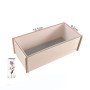 Epoksi Silikon Qəlib Kub Dərin 18x8x6 SM