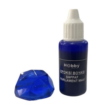 Epoksi Boyası Parlament Mavi (Şəffaf) - 20 ml