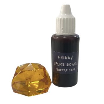 Epoksi Boyası Maye SARI (Şəffaf) - 20 ml