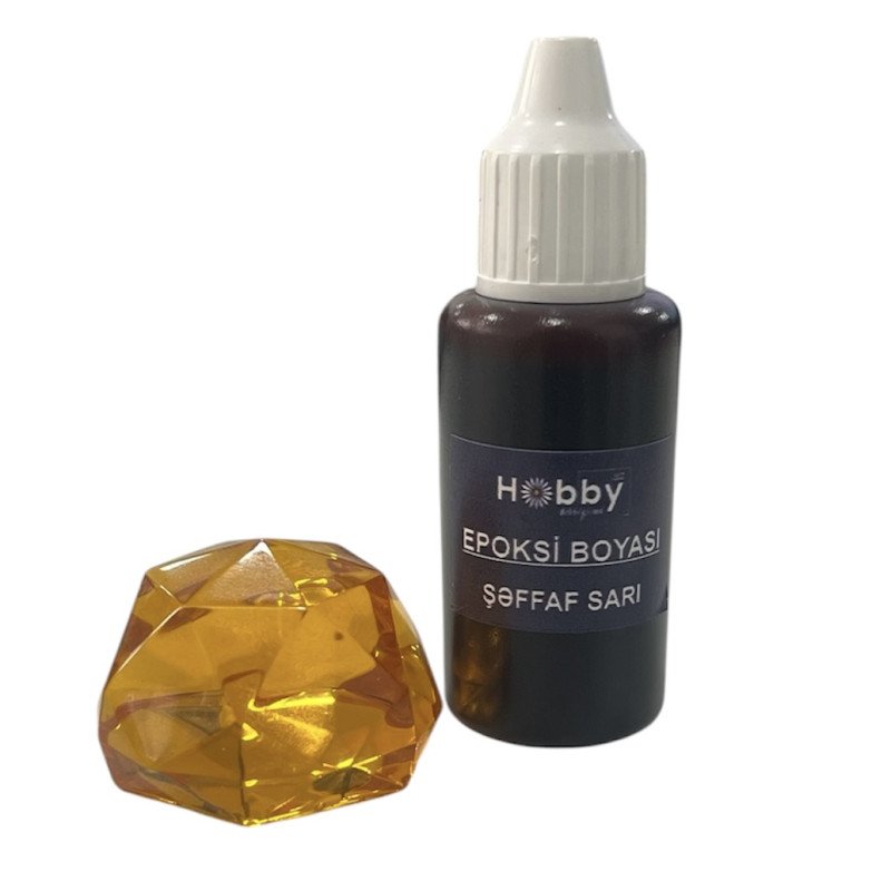 Epoksi Boyası Maye SARI (Şəffaf) - 20 ml