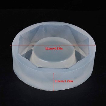 Epoksi Silikon Külqabı Qəlibi Kristal Kiçik 10x3 sm