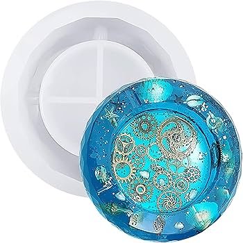 Epoksi Silikon Külqabı Qəlibi Kristal Kiçik 9x3 sm