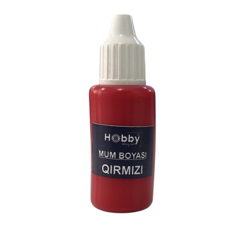 Mum (Şam) Boyası maye - QIRMIZI 20 ml