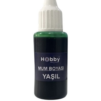 Mum (Şam) Boyası maye - Yaşıl 20 ml