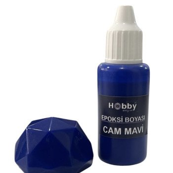 Epoksi Boyası Maye Cam Mavi - 20 ml (qram)