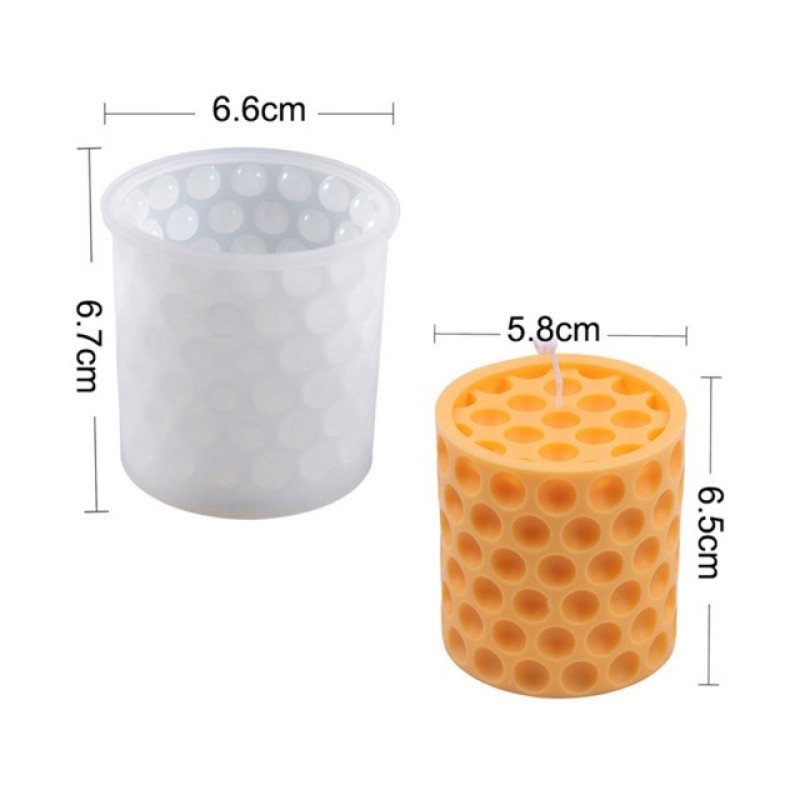 Epoksi Silikon Daş Tozu Bubble Silindr Şam Qəlibi