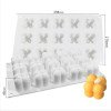 Silikon Qəlib Çoxlu Bubble Şam Qəlibi 15 Ədədli Kiçik Ölçü