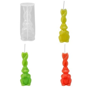 Silikon Qəlib Dovşan Modeli Şam Qəlibi 10.5X4.5 SM