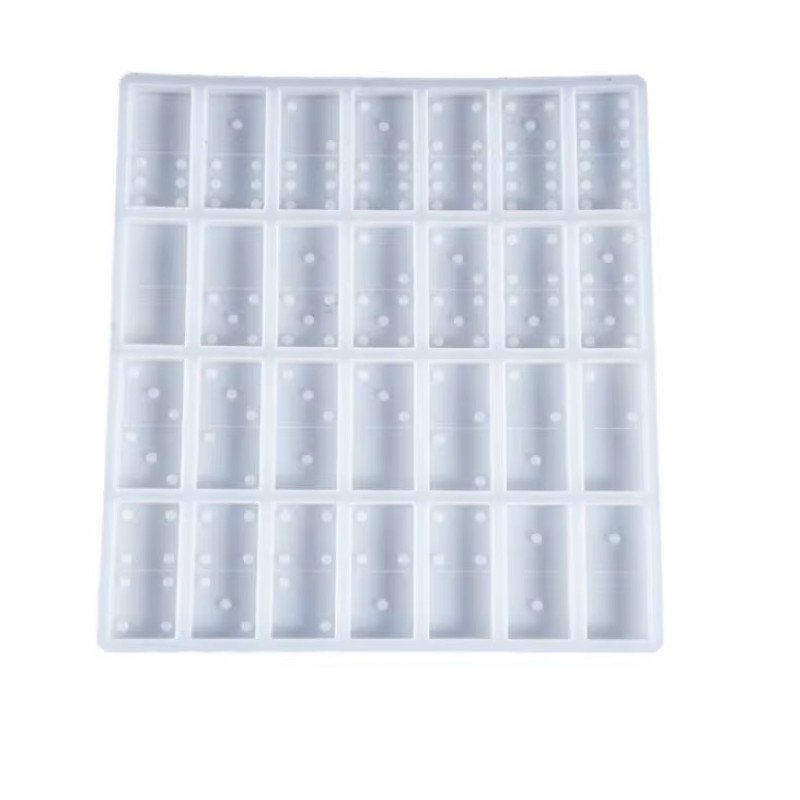 Epoksi Silikon Qəlib Domino (Damino) 28 Li Bütün 2.3X4.7 SM
