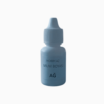 Mum (Şam) Boyası maye - AĞ 20 ml