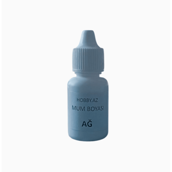 Mum (Şam) Boyası maye - AĞ 20 ml Mum (Şam) Boyası maye - AĞ 20 ml