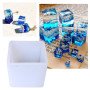 Epoksi Silikon Qəlib Kub Formalı Qəlib 5x5x5 Sm