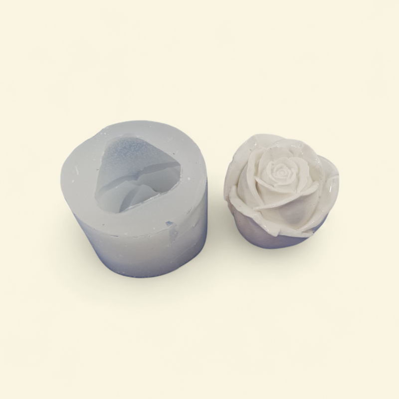 Silikon Gül Qəlibi Orta Boy 5x4.5 sm Model. G055