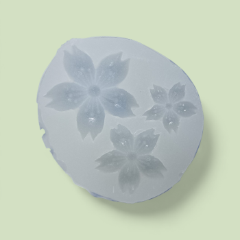 Silikon Beş Yarpaqlı Gül Qəlibi 3 Ədədlik 5 sm 4sm 3 sm