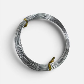 Gümüş rəngli, Emal örtüklü mis məftil (0.8 mm)