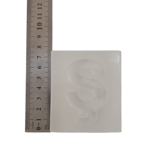 Epoksi Silikon Qəlib Tək Ş Hərfi Açarlıq Qəlibi 6x4.5 Sm Epoksi Silikon Qəlib Tək Ş Hərfi Açarlıq Qəlibi 6x4.5 Sm