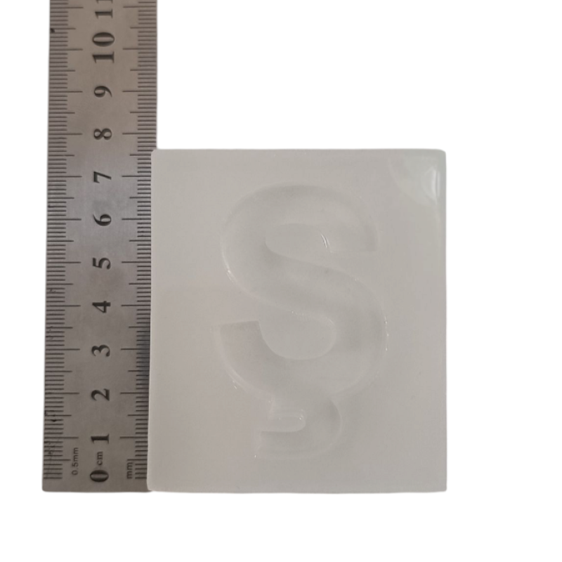 Epoksi Silikon Qəlib Tək Ş Hərfi Açarlıq Qəlibi 6x4.5 Sm