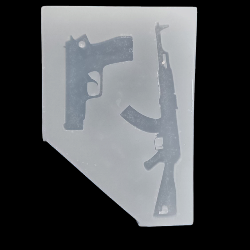 Epoksi Silikon Qəlib Kiçik Avtomat Və Tapança Açarlıq Qəlibi