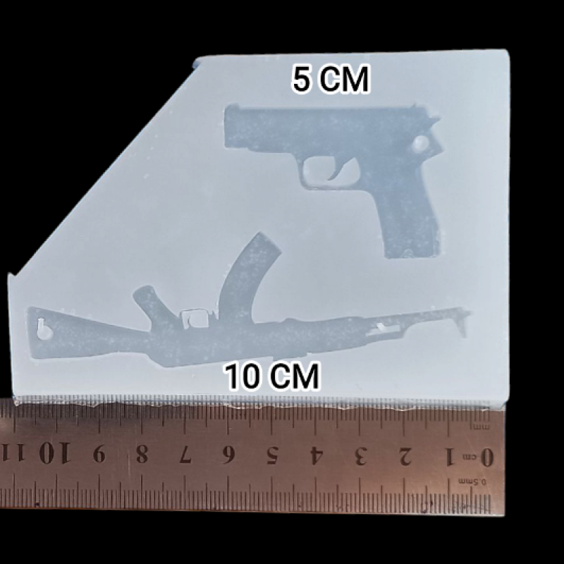 Epoksi Silikon Qəlib Kiçik Avtomat Və Tapança Açarlıq Qəlibi