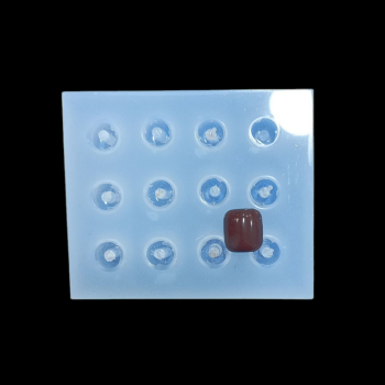 Epoksi Silikon Qəlib 12 mm Silindir Formalı Muncuq Və Təsbeh Qəlibi 12 Ədədlik