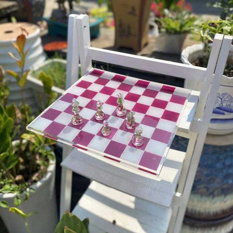 Epoksi Silikon Qəlib Şahmat Fiqurları 16 Lı Dəst