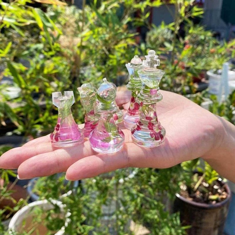 Epoksi Silikon Qəlib Şahmat Fiqurları 16 Lı Dəst