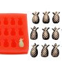 Ananas Silikon Qəlib 12 Ədədlik 1x1.5 Sm