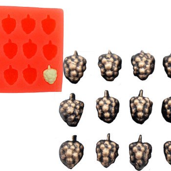 Kiçik Üzüm Qəlibi 12 Ədədlik 1x1 Sm