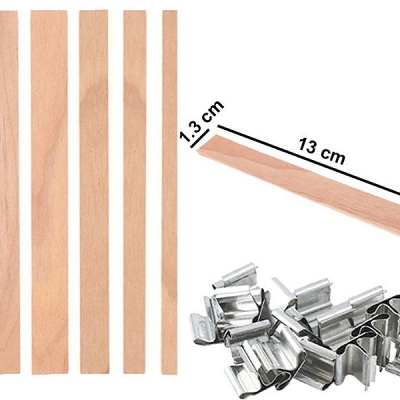 Taxta Fitil 10 Lu Dəst Tutacaqları İlə