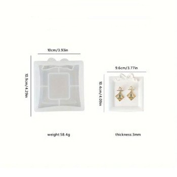 Epoksi Və Daş Tozu Bantikli Aksesuar Qabı Qəlibi