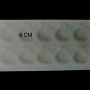 Epoksi Silikon Qəlib Nar Formalı Asılqan Qəlibi 10 Ədədli Deşikli 4 SM