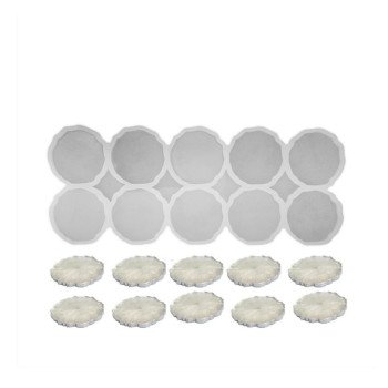 Epoksi Silikon Qəlib Tırtıqlı Maqnit Qəlibi 10 Lu 7x0.5 SM