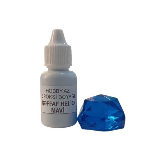 Epoksi Boyası Maye HELİO Mavi (Şəffaf) - 20 ml (qram) Epoksi Boyası Maye HELİO Mavi (Şəffaf) - 20 ml (qram)