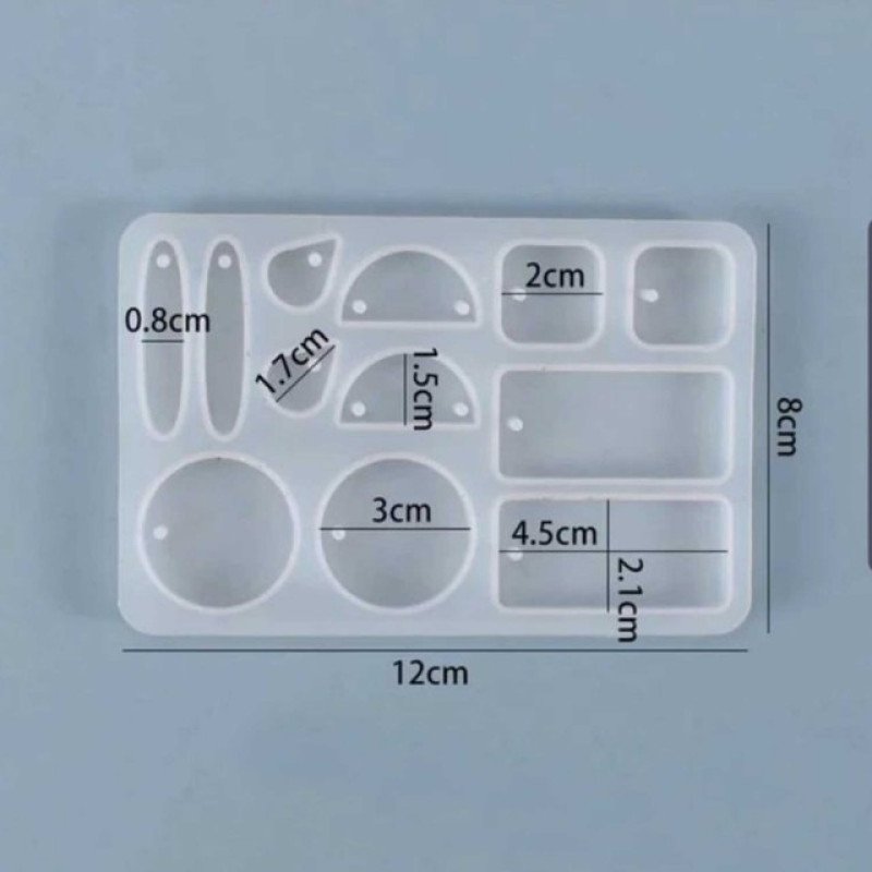 Epoksi Silikon Qəlib Çoxlu Sırğa və Boyunbağı Qəlibi