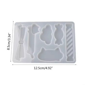 Epoksi Silikon Qəlib Saç Sancağı (Saç Tokası) (Broşka) Qəlibi