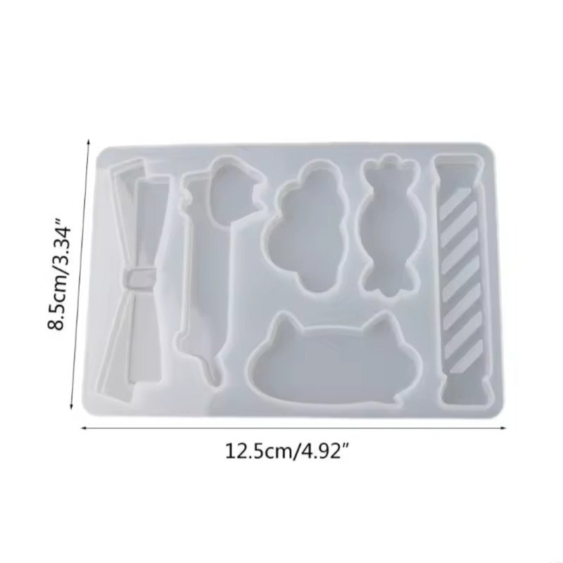 Epoksi Silikon Qəlib Saç Sancağı (Saç Tokası) (Broşka) Qəlibi