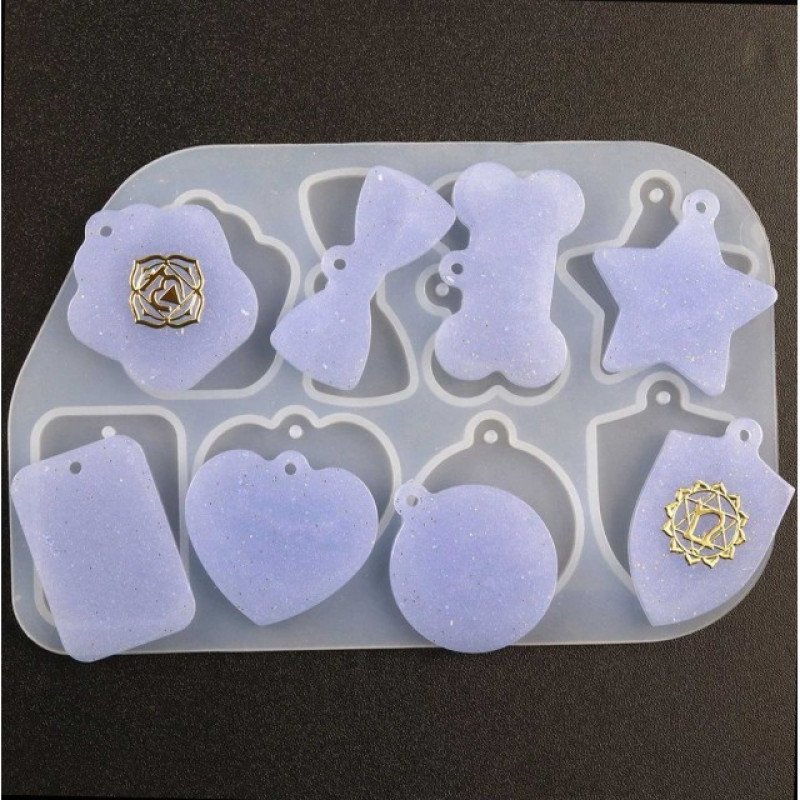 Epoksi Silikon Qəlib Sevimli Pəncə Açarlıq Qəlibi