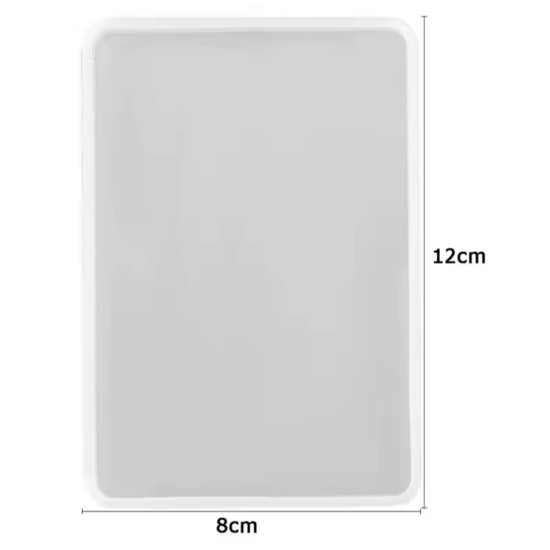 Epoksi Silikon Qəlib Düzbucaqlı Kiçik Şəkil Çərçivəsi Qəlibi 12x8 CM Epoksi Silikon Qəlib Düzbucaqlı Kiçik Şəkil Çərçivəsi Qəlibi 12x8 CM