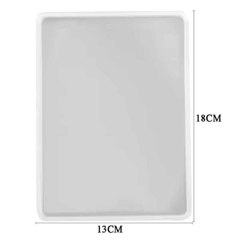 Epoksi Silikon Qəlib Düzbucaqlı  Şəkil Çərçivəsi Qəlibi 18x13 CM