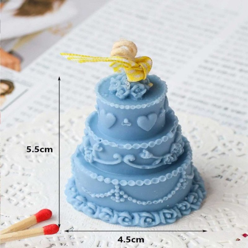 Silikon Qəlib 3 Qatlı Tort Şam Qəlibi M14-3