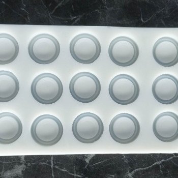 Epoksi Silikon Qəlib Nərd Və Dama Daşı Qəlibi 2.8 SM