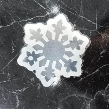 Epoksi Silikon Qəlib Qar Dənəsi Qəlibi 10 SM