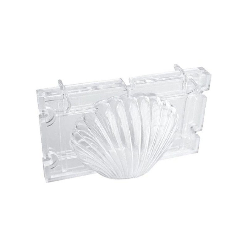 Poly Carbon Hard Plastic Oyster Şam Qəlibi Kiçik Ölçü