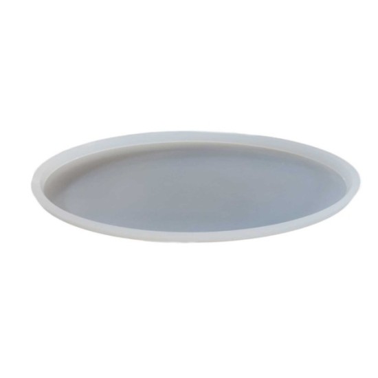 Epoksi Silikon Qəlib Kiçik Oval Tabla Qəlibi 19X13 CM Epoksi Silikon Qəlib Kiçik Oval Tabla Qəlibi 19X13 CM